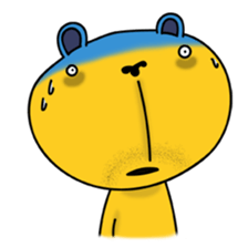 Tired Teddy sticker #10724933