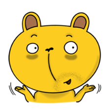 Tired Teddy sticker #10724934