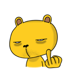 Tired Teddy sticker #10724937