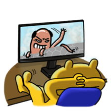 Tired Teddy sticker #10724938
