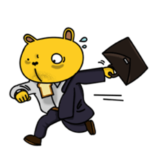 Tired Teddy sticker #10724939