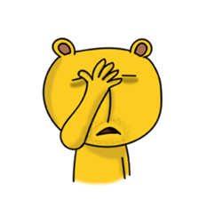 Tired Teddy sticker #10724940