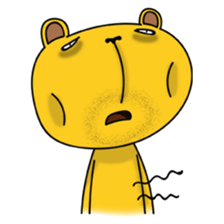 Tired Teddy sticker #10724941