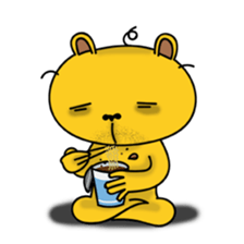 Tired Teddy sticker #10724942