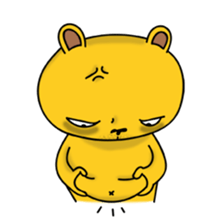 Tired Teddy sticker #10724943