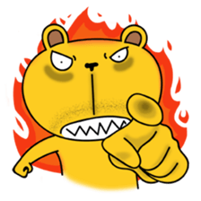Tired Teddy sticker #10724951