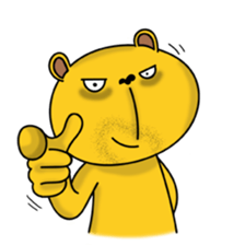 Tired Teddy sticker #10724952