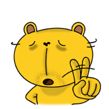 Tired Teddy sticker #10724953