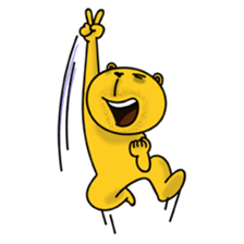 Tired Teddy sticker #10724955