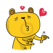 Tired Teddy sticker #10724956