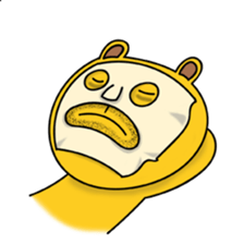 Tired Teddy sticker #10724957
