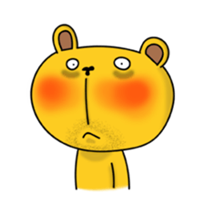 Tired Teddy sticker #10724959