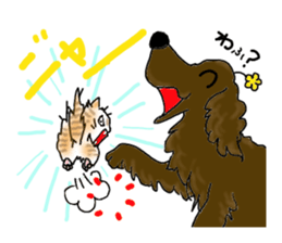 A lot of cats and dogs sticker #10725052