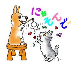 A lot of cats and dogs sticker #10725068