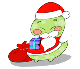 A Little Green Dinosaur sticker #10725587