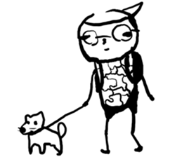 a man aman sticker #10725730