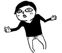 a man aman sticker #10725741