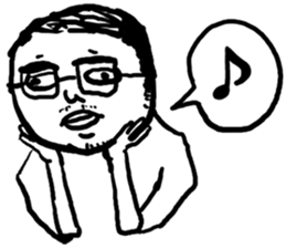 a man aman sticker #10725749