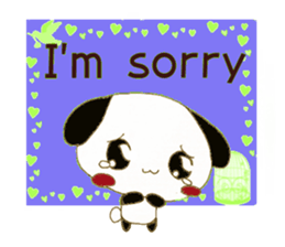 Ultra Lovely Rabbit & Panda 2 sticker #10726283