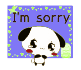 Ultra Lovely Rabbit & Panda 2 sticker #10726283