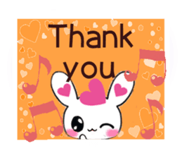 Ultra Lovely Rabbit & Panda 2 sticker #10726289