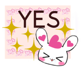 Ultra Lovely Rabbit & Panda 2 sticker #10726290