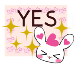 Ultra Lovely Rabbit & Panda 2 sticker #10726290