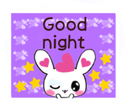 Ultra Lovely Rabbit & Panda 2 sticker #10726294