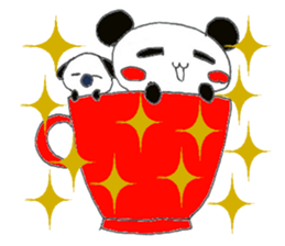 Ultra Lovely Rabbit & Panda 2 sticker #10726295