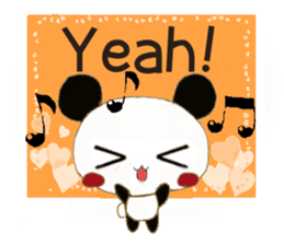 Ultra Lovely Rabbit & Panda 2 sticker #10726298