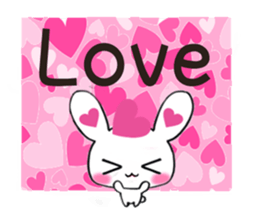 Ultra Lovely Rabbit & Panda 2 sticker #10726306