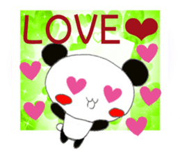 Ultra Lovely Rabbit & Panda 2 sticker #10726308