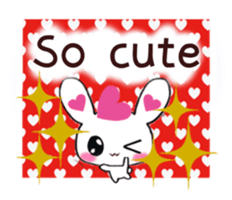 Ultra Lovely Rabbit & Panda 2 sticker #10726317