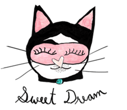Slum Cat Illustration sticker #10726518