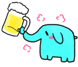 emotional elephants sticker #10726533
