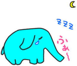 emotional elephants sticker #10726539