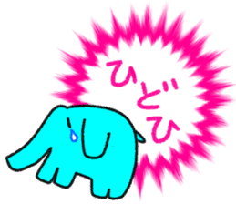 emotional elephants sticker #10726546