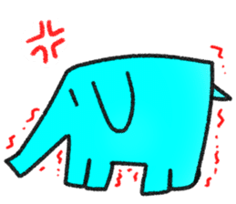 emotional elephants sticker #10726553