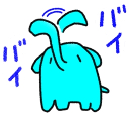 emotional elephants sticker #10726555