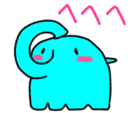 emotional elephants sticker #10726557