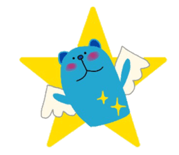 Blue Bear Sven - Useful Expressions sticker #10726724