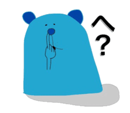 Blue Bear Sven - Useful Expressions sticker #10726736
