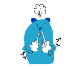 Blue Bear Sven - Useful Expressions sticker #10726744