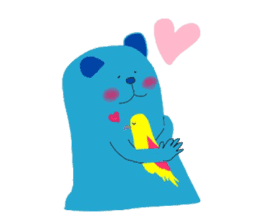 Blue Bear Sven - Useful Expressions sticker #10726749