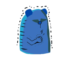 Blue Bear Sven - Useful Expressions sticker #10726753
