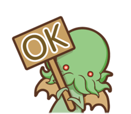 Sticker of Cthulhu5 sticker #10727800