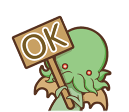 Sticker of Cthulhu5 sticker #10727800