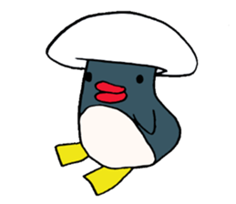 Birds mushrooms sticker #10728107