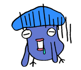 Birds mushrooms sticker #10728119