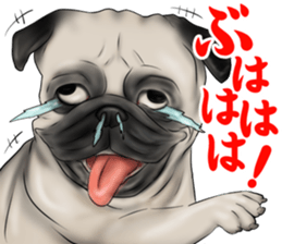 otyamena Pug and Bulldog sticker #10728329
